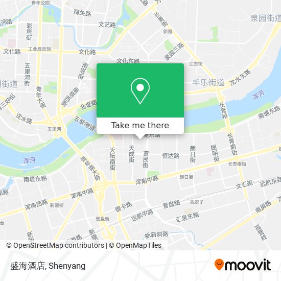 盛海酒店 map