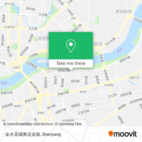 金水花城奥运金版 map