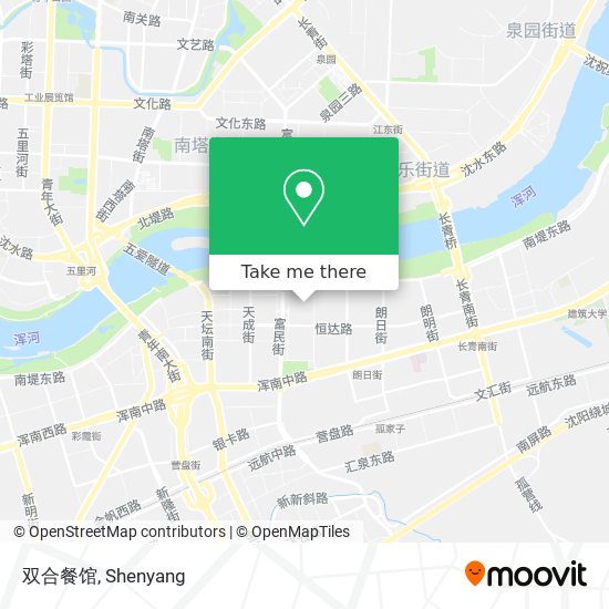 双合餐馆 map