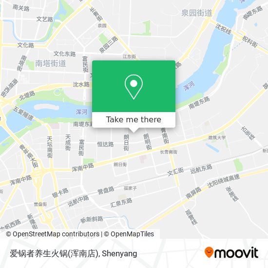 爱锅者养生火锅(浑南店) map