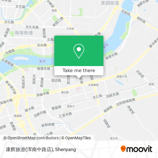 康辉旅游(浑南中路店) map