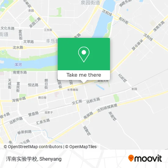 浑南实验学校 map