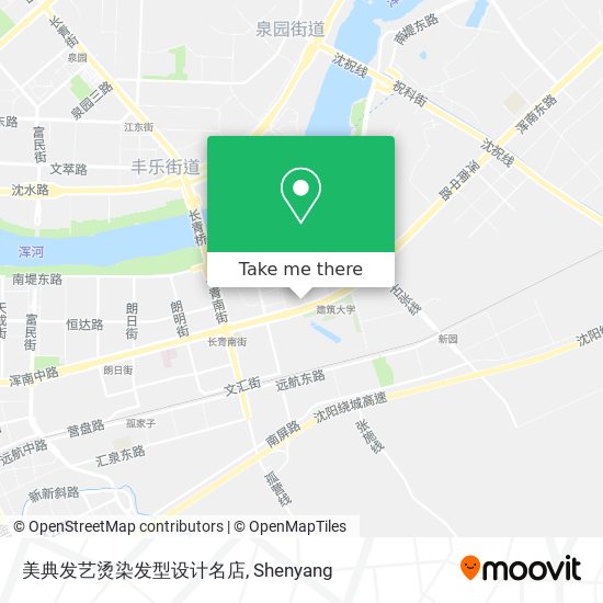 美典发艺烫染发型设计名店 map