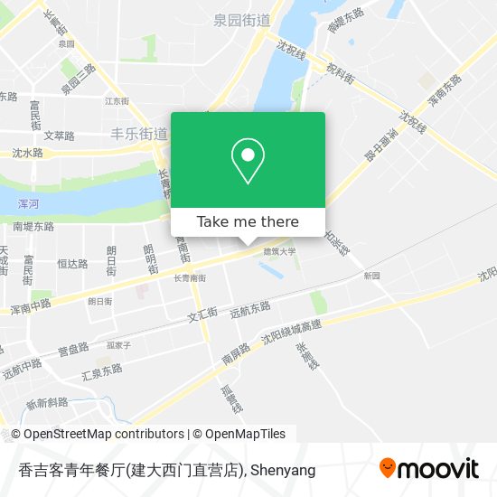 香吉客青年餐厅(建大西门直营店) map