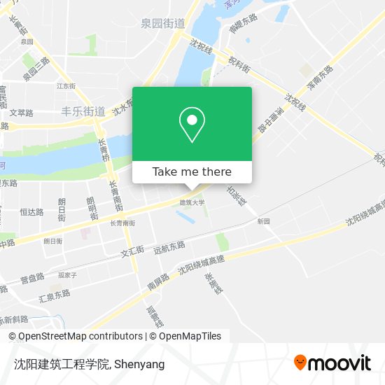 沈阳建筑工程学院 map