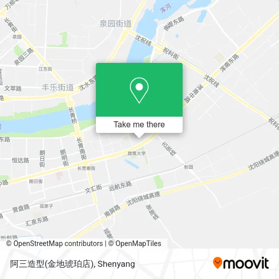阿三造型(金地琥珀店) map