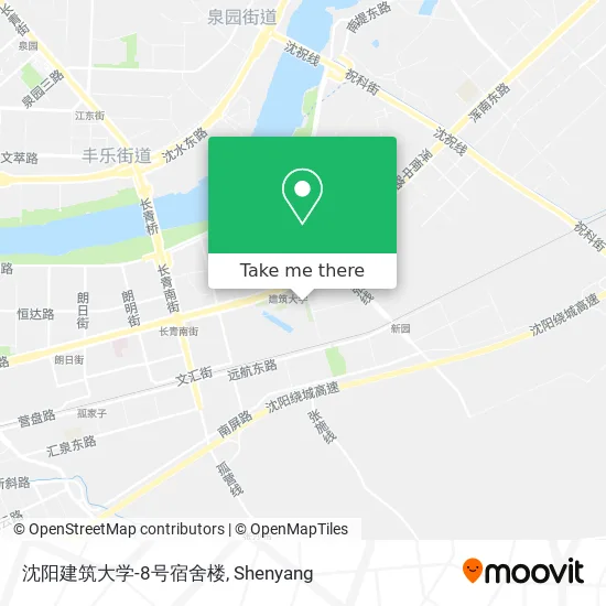 沈阳建筑大学-8号宿舍楼 map
