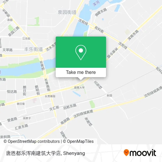 唐恩都乐浑南建筑大学店 map
