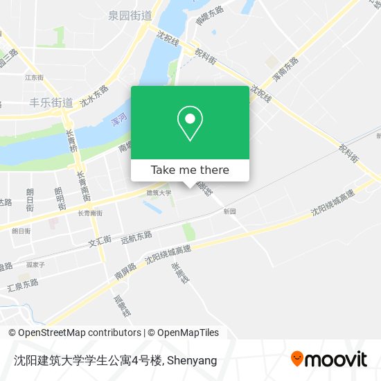 沈阳建筑大学学生公寓4号楼 map