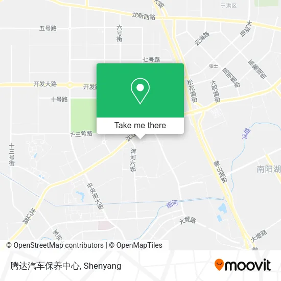 腾达汽车保养中心 map