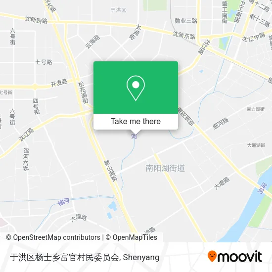 于洪区杨士乡富官村民委员会 map