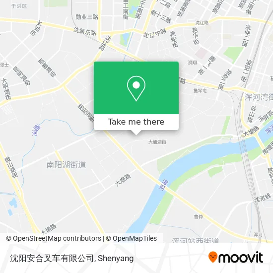 沈阳安合叉车有限公司 map