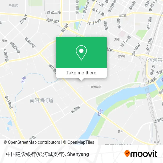 中国建设银行(银河城支行) map