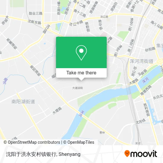 沈阳于洪永安村镇银行 map