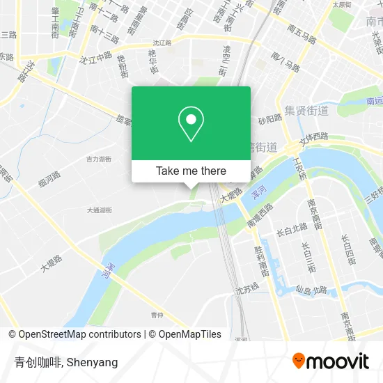青创咖啡 map