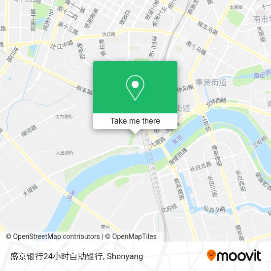 盛京银行24小时自助银行 map