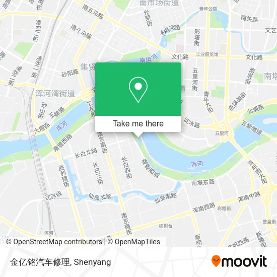 金亿铭汽车修理 map