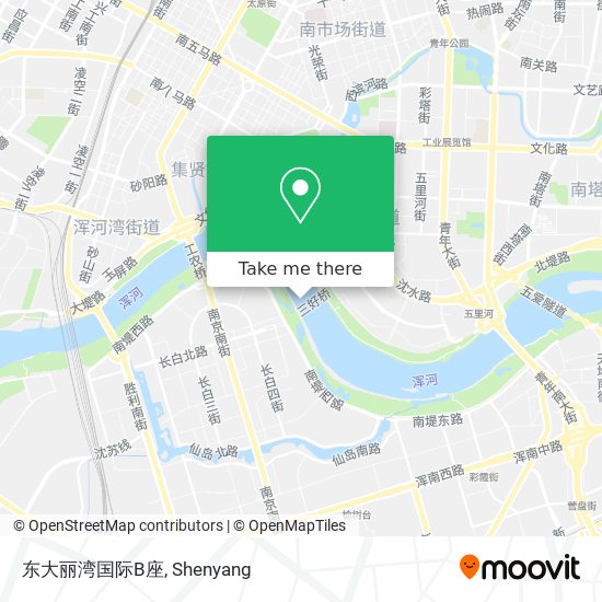 东大丽湾国际B座 map