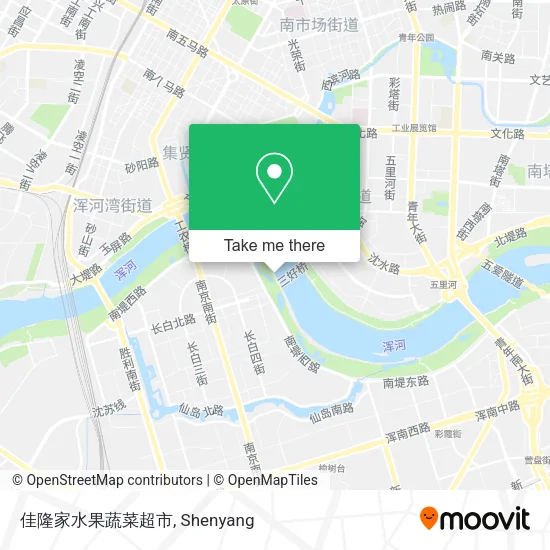 佳隆家水果蔬菜超市 map