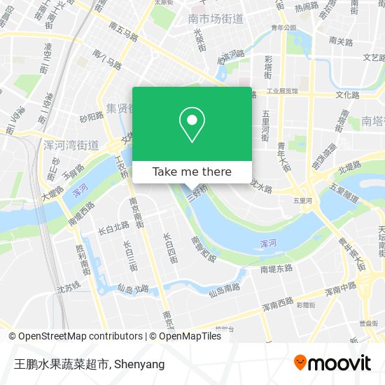 王鹏水果蔬菜超市 map