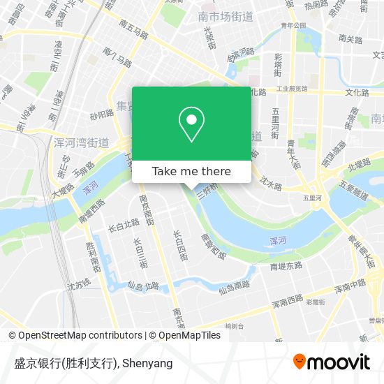 盛京银行(胜利支行) map