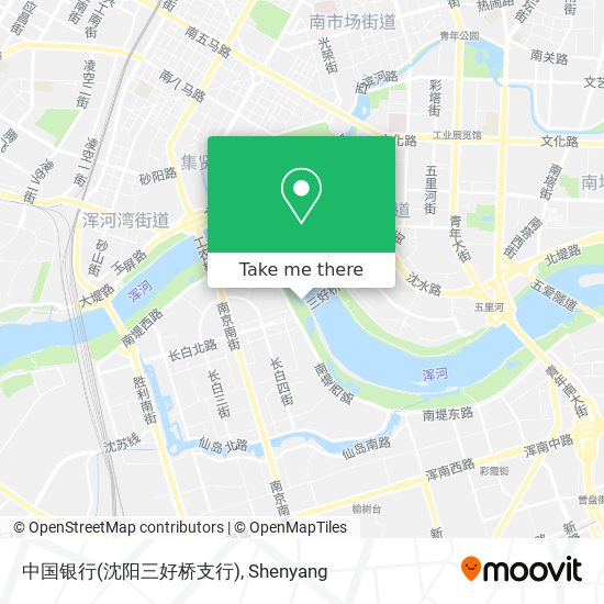 中国银行(沈阳三好桥支行) map