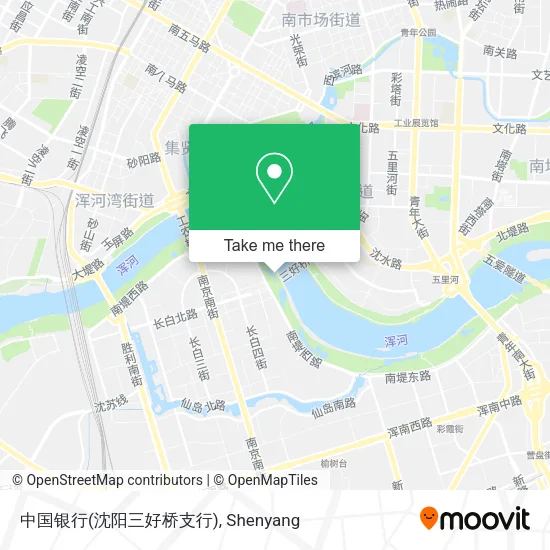 中国银行(沈阳三好桥支行) map