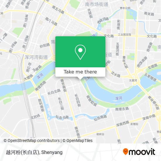 越河粉(长白店) map