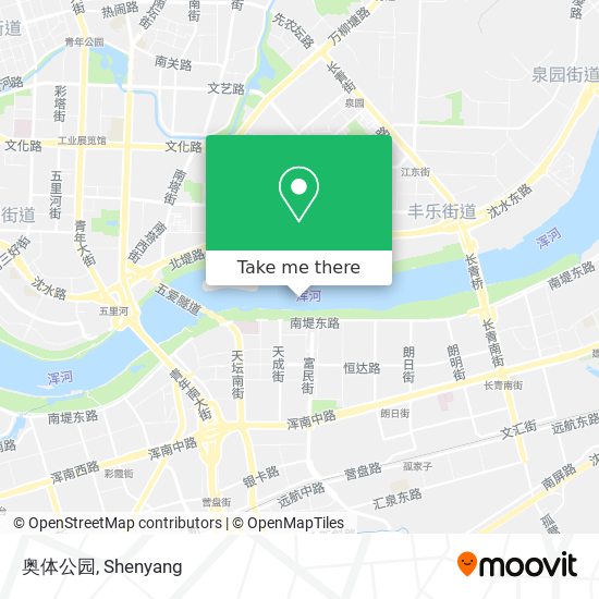 奥体公园 map