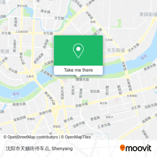 沈阳市天赐街停车点 map