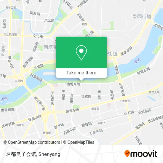 名都良子会馆 map