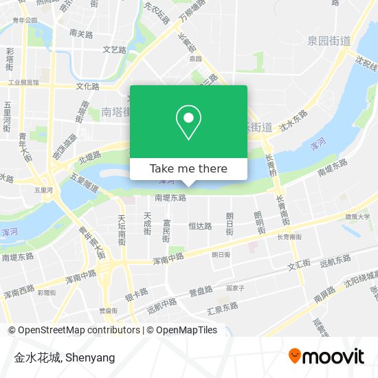 金水花城 map