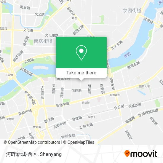 河畔新城-西区 map