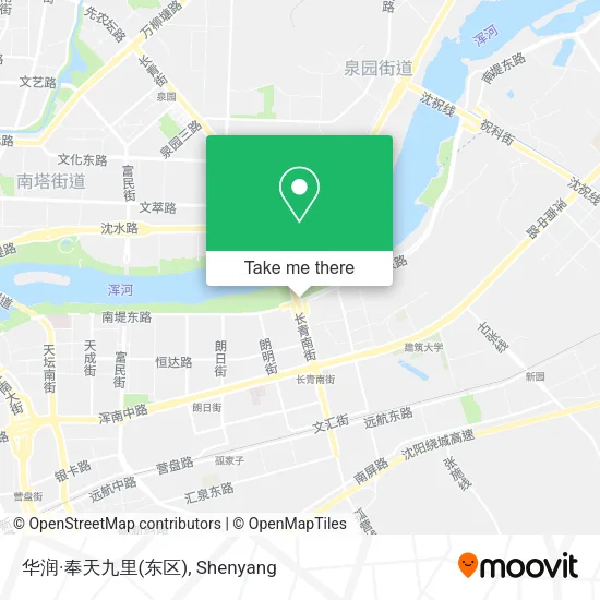 华润·奉天九里(东区) map