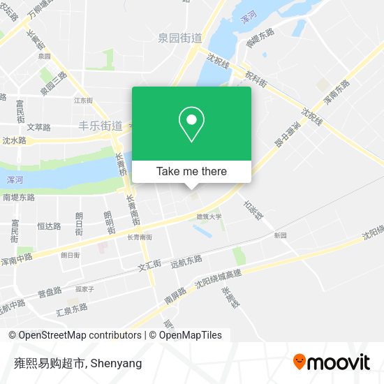 雍熙易购超市 map
