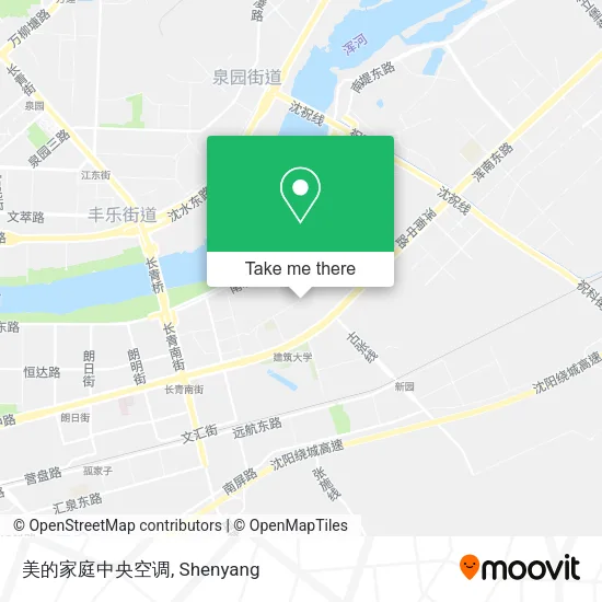 美的家庭中央空调 map