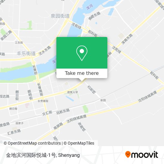 金地滨河国际悦城-1号 map
