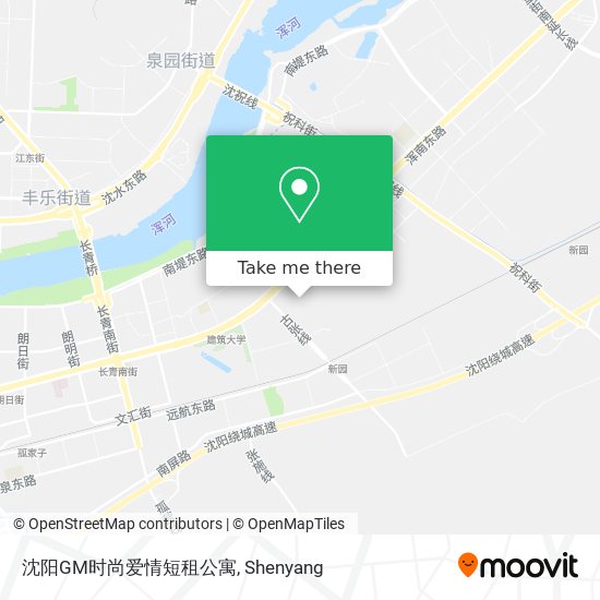 沈阳GM时尚爱情短租公寓 map
