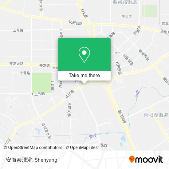 安而泰洗浴 map