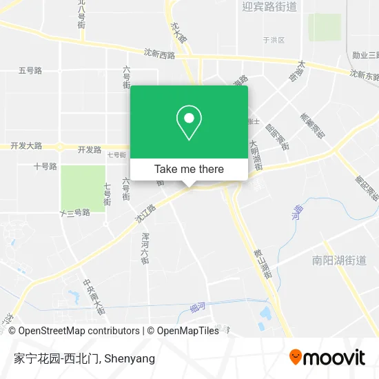 家宁花园-西北门 map