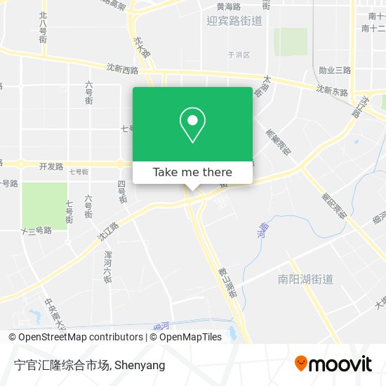 宁官汇隆综合市场 map