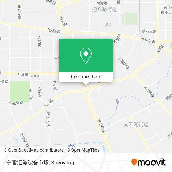 宁官汇隆综合市场 map