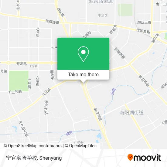 宁官实验学校 map