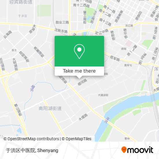 于洪区中医院 map