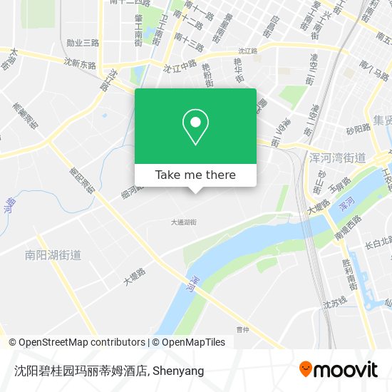 沈阳碧桂园玛丽蒂姆酒店 map