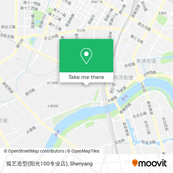 狐艺造型(阳光100专业店) map