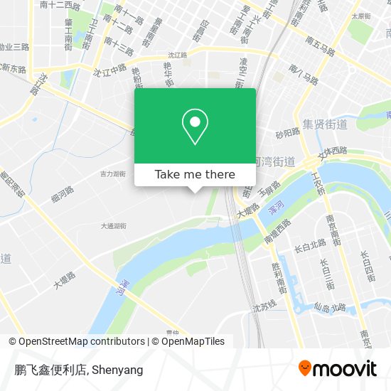 鹏飞鑫便利店 map