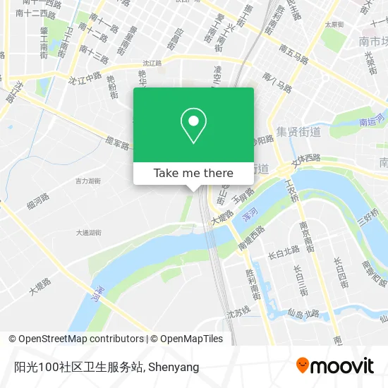 阳光100社区卫生服务站 map