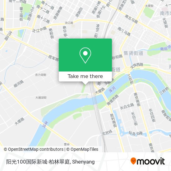 阳光100国际新城-柏林翠庭 map