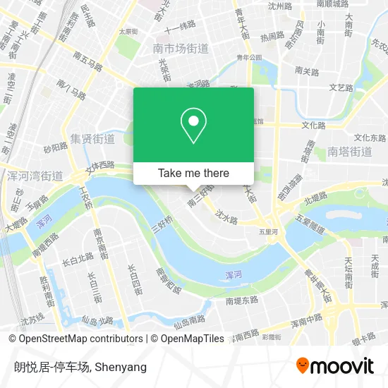 朗悦居-停车场 map